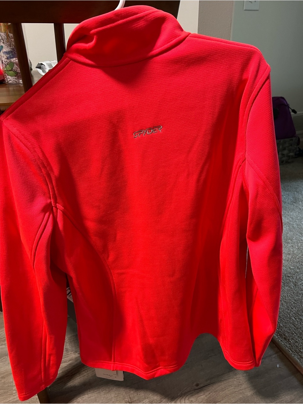 Spyder Women’s Red Full‑Zip Fleece Jacket - Picture 3 of 9